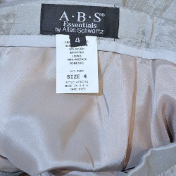 Vintage 90's-Silver Grey Ball Gown Skirt - Picture 9 of 9